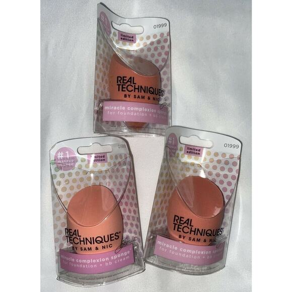 Real Techniques Limited Edition Miracle Complexion Sponge 01999 Set of 3 - Picture 6 of 6